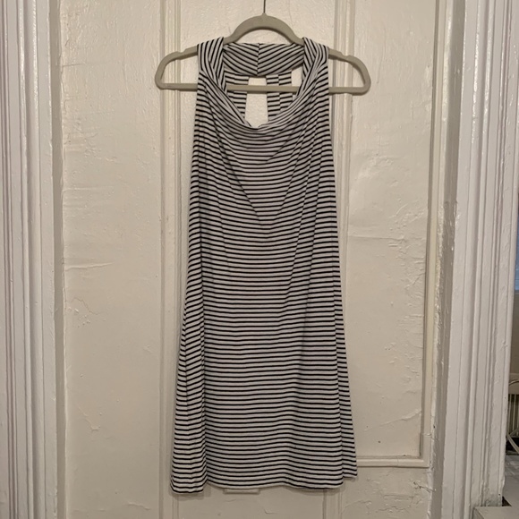 Black & White Striped Dress - Picture 1 of 8